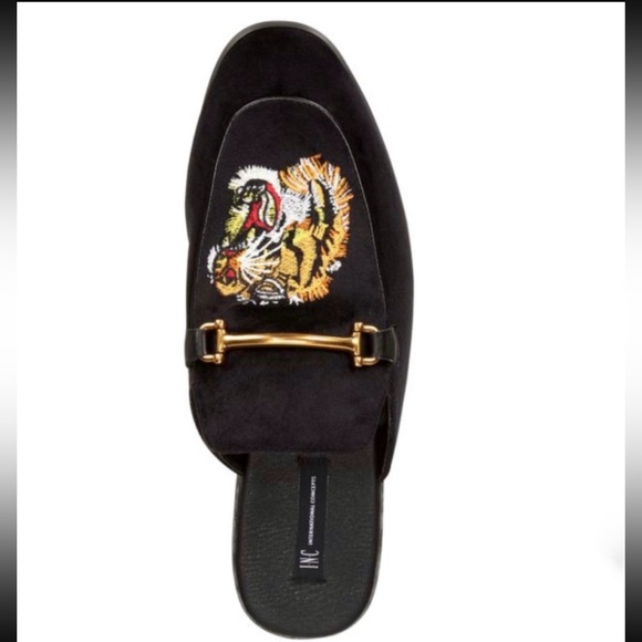 INC International Concepts Shoes - 🔥 HP 🔥 NEW NWOB INC Horsebit Embroidered Blaze Mules SOLD OUT